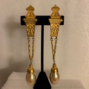 RARE Authentic Vintage Karl Lagerfeld Earrings